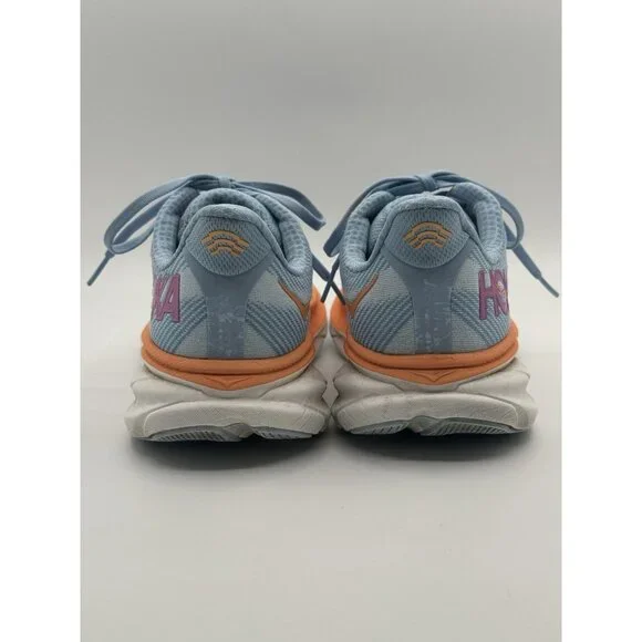 Hoka One One Womens Clifton 9 1127896 ABIW Blue Running Shoes Sneakers Sz 11B - Picture 9 of 15
